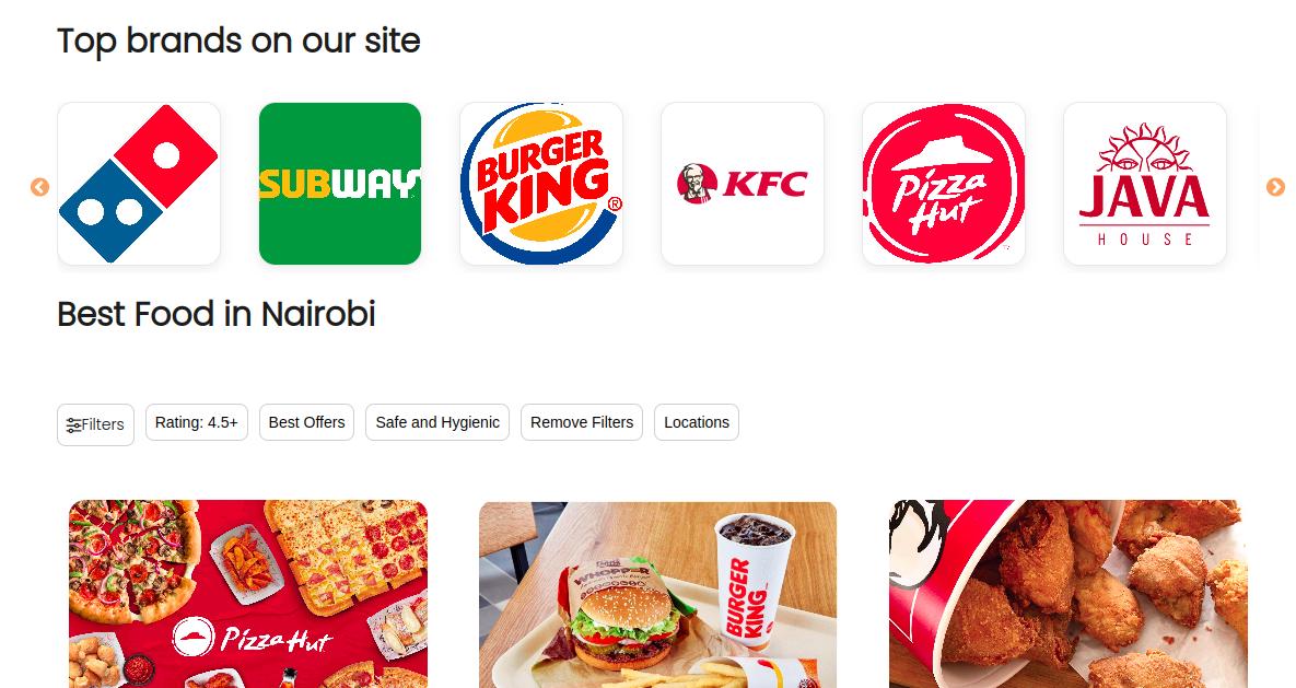 Food ChapChap Web App